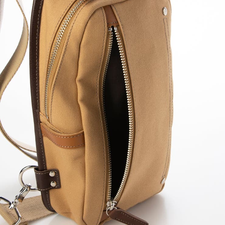 Otias オティアス / 日本製8号帆布×ヌメ革ワンショルダーバッグ | UNBILLION | 詳細画像5 