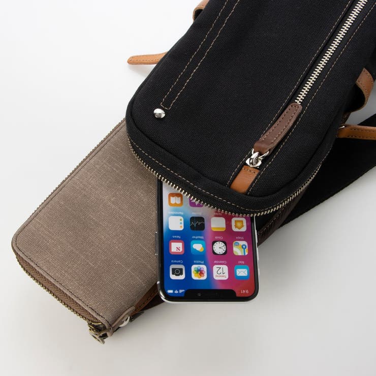 Otias オティアス / 日本製8号帆布×ヌメ革ワンショルダーバッグ | UNBILLION | 詳細画像7 