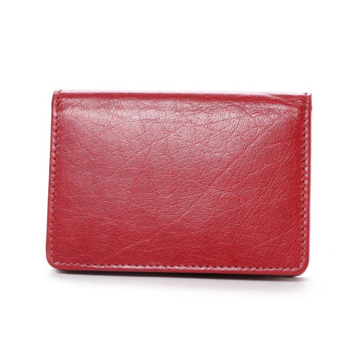 レッド | オティアス Otias / バッファローレザー名刺入れ | UNBILLION