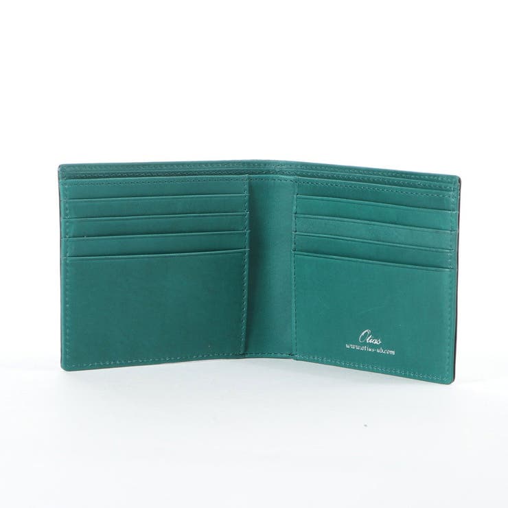 オティアス Otias / コードバン調牛革バイカラー二つ折り財布 | UNBILLION | 詳細画像17 