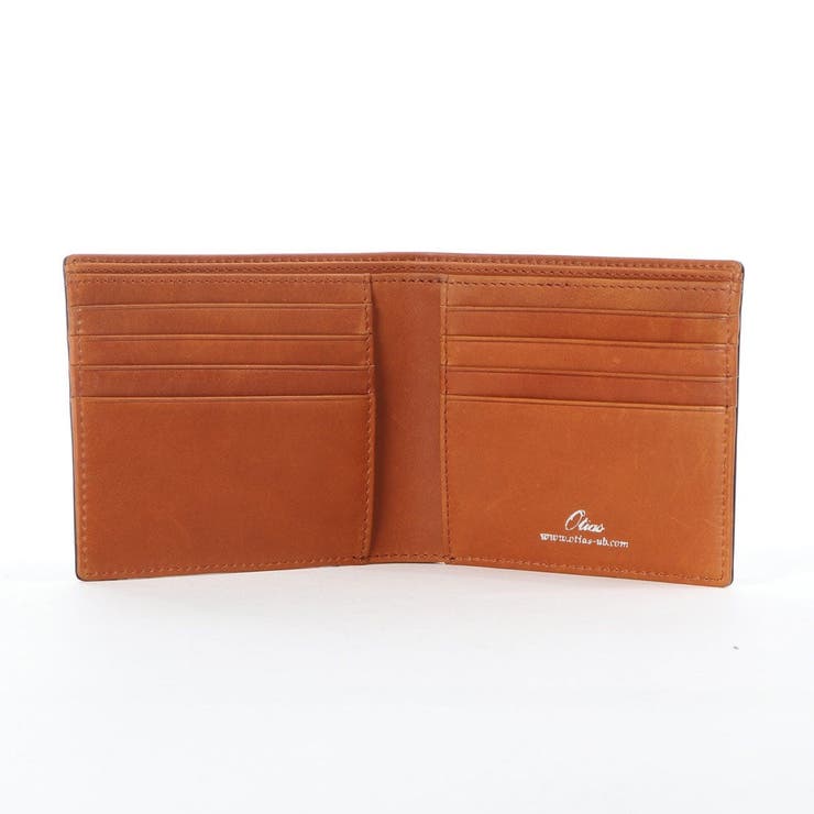 オティアス Otias / コードバン調牛革バイカラー二つ折り財布 | UNBILLION | 詳細画像3 