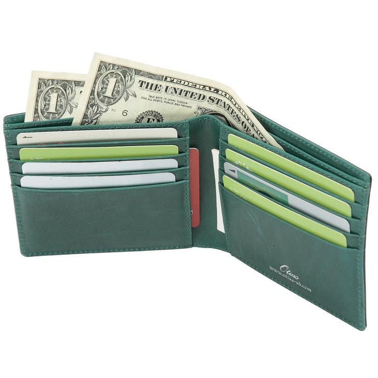 オティアス Otias / コードバン調牛革バイカラー二つ折り財布 | UNBILLION | 詳細画像25 