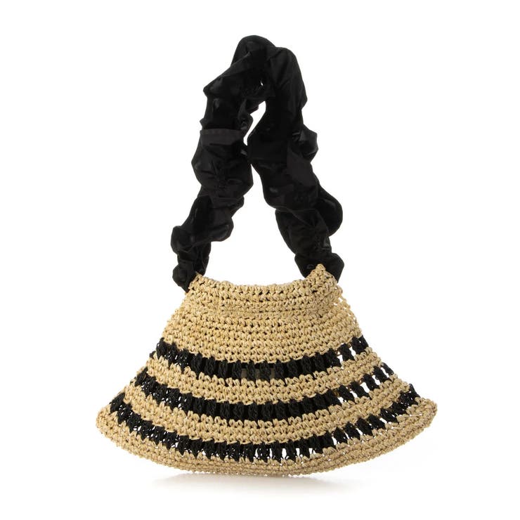 ブラック | カカトゥ kakatoo / トライアングルペーパークロッシェバッグ | UNBILLION