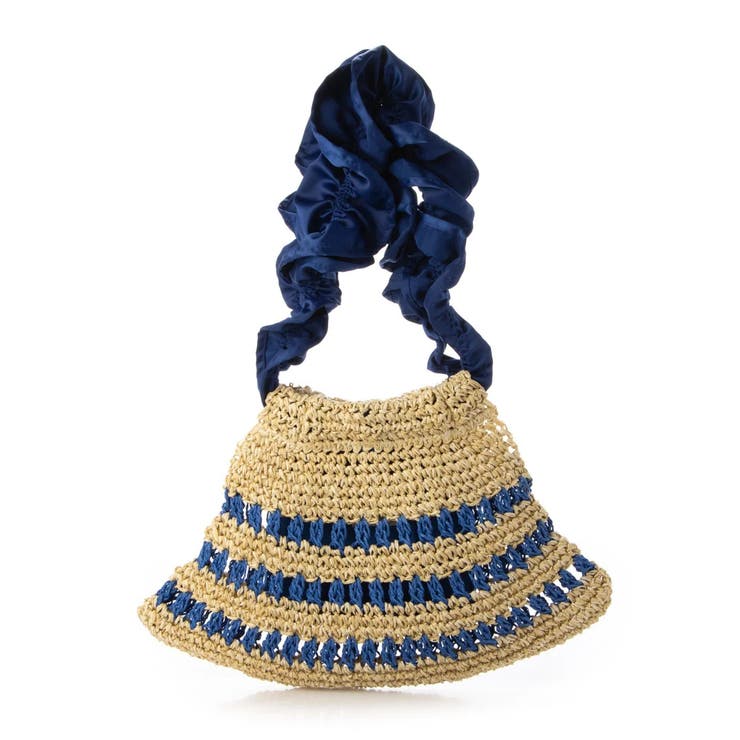 ブルー | カカトゥ kakatoo / トライアングルペーパークロッシェバッグ | UNBILLION