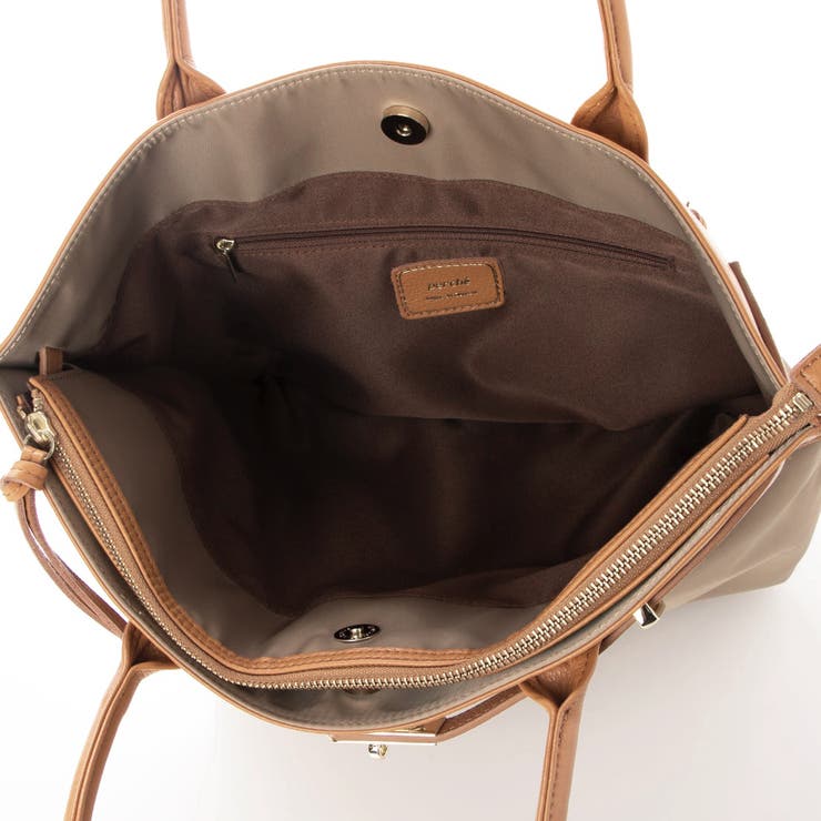 ペルケ perche / ナイロン牛革ヒネリ金具トートバッグ | UNBILLION | 詳細画像23 