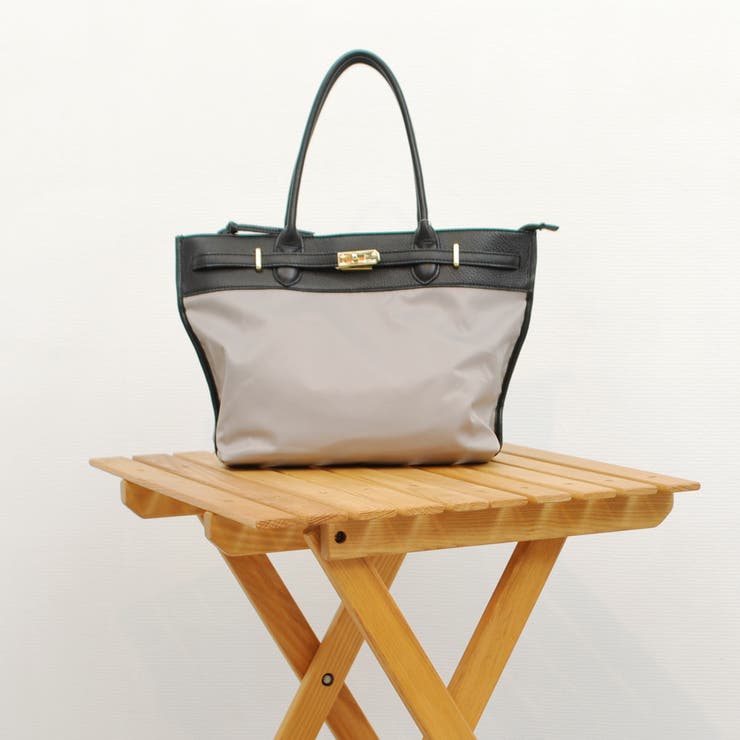 ペルケ perche / ナイロン牛革ヒネリ金具トートバッグ | UNBILLION | 詳細画像29 