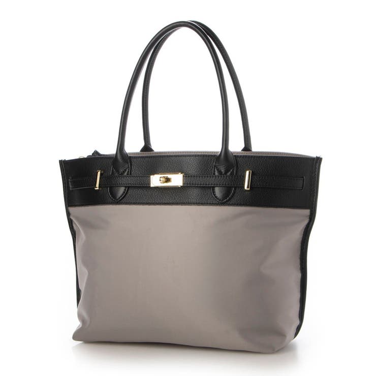 ペルケ perche / ナイロン牛革ヒネリ金具トートバッグ | UNBILLION | 詳細画像30 