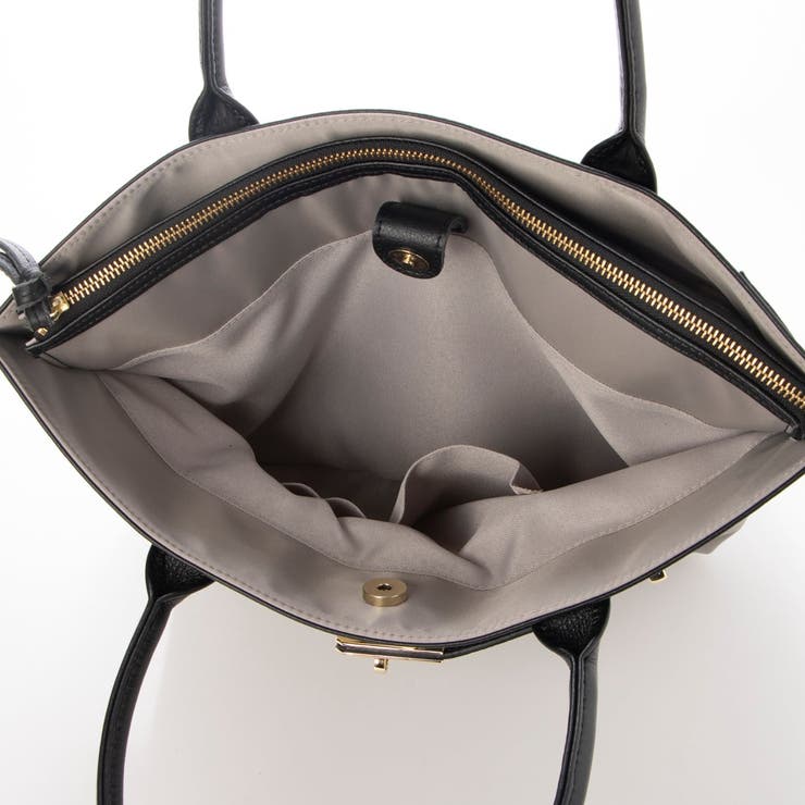 ペルケ perche / ナイロン牛革ヒネリ金具トートバッグ | UNBILLION | 詳細画像34 