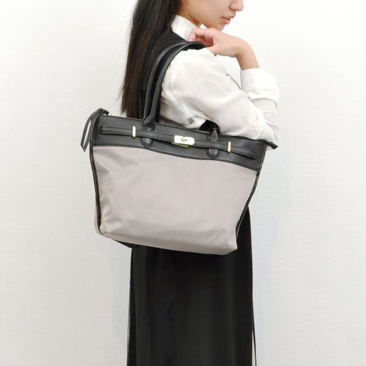 ペルケ perche / ナイロン牛革ヒネリ金具トートバッグ | UNBILLION | 詳細画像37 