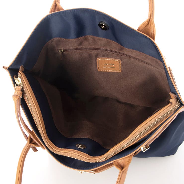 ペルケ perche / ナイロン牛革ヒネリ金具トートバッグ | UNBILLION | 詳細画像46 