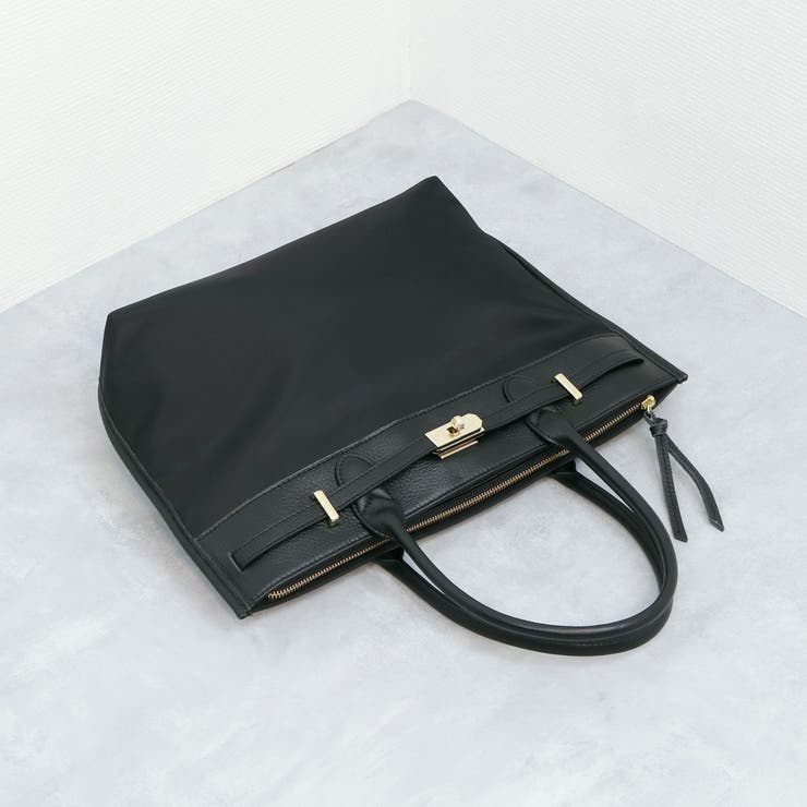 ペルケ perche / ナイロン牛革ヒネリ金具トートバッグ | UNBILLION | 詳細画像48 