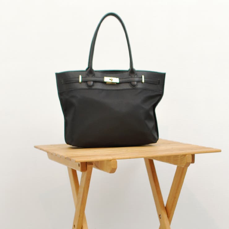 ペルケ perche / ナイロン牛革ヒネリ金具トートバッグ | UNBILLION | 詳細画像49 