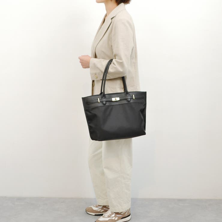 ペルケ perche / ナイロン牛革ヒネリ金具トートバッグ | UNBILLION | 詳細画像59 