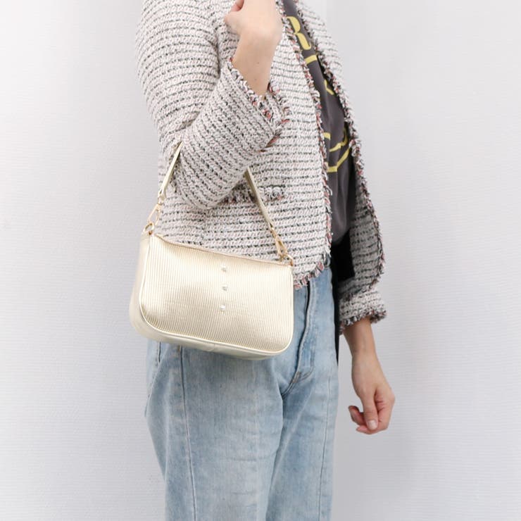 ペルケ perche / シーププリーツパール付き2wayショルダー | UNBILLION | 詳細画像25 