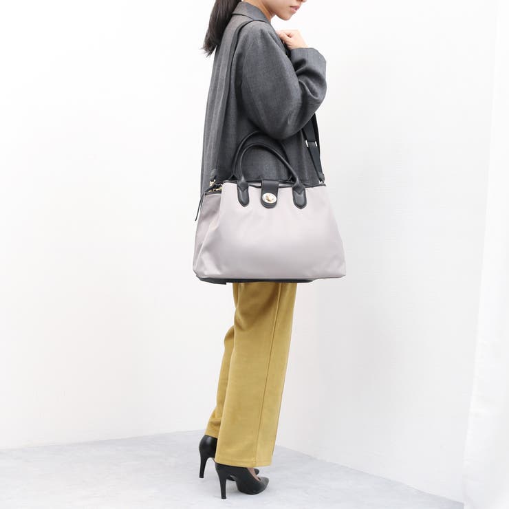 ペルケ perche / ナイロン×牛革付属ユーティリティ2wayトート | UNBILLION | 詳細画像3 