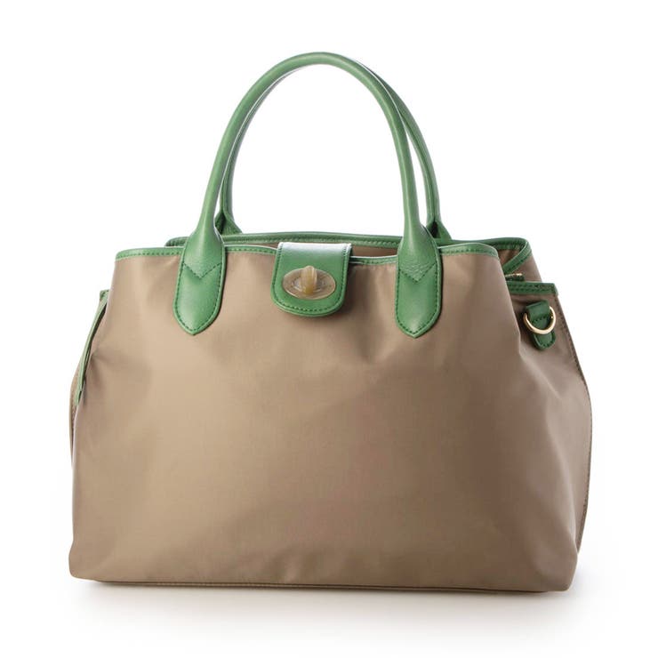 LOK | ペルケ perche / ナイロン×牛革付属ユーティリティ2wayトート | UNBILLION