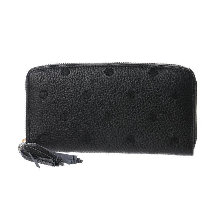 ペルケ perche / 牛革ドット刺繍ラウンド長財布 | UNBILLION | 詳細画像2 