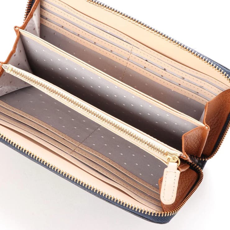 ペルケ perche / 牛革ドット刺繍ラウンド長財布 | UNBILLION | 詳細画像25 