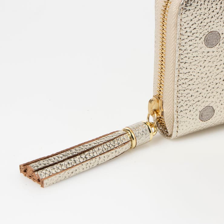 ペルケ perche / 牛革ドット刺繍ラウンド長財布 | UNBILLION | 詳細画像35 