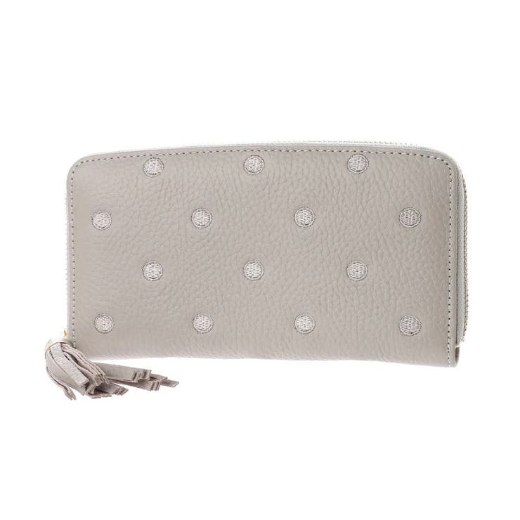 ペルケ perche / 牛革ドット刺繍ラウンド長財布 | UNBILLION | 詳細画像6 