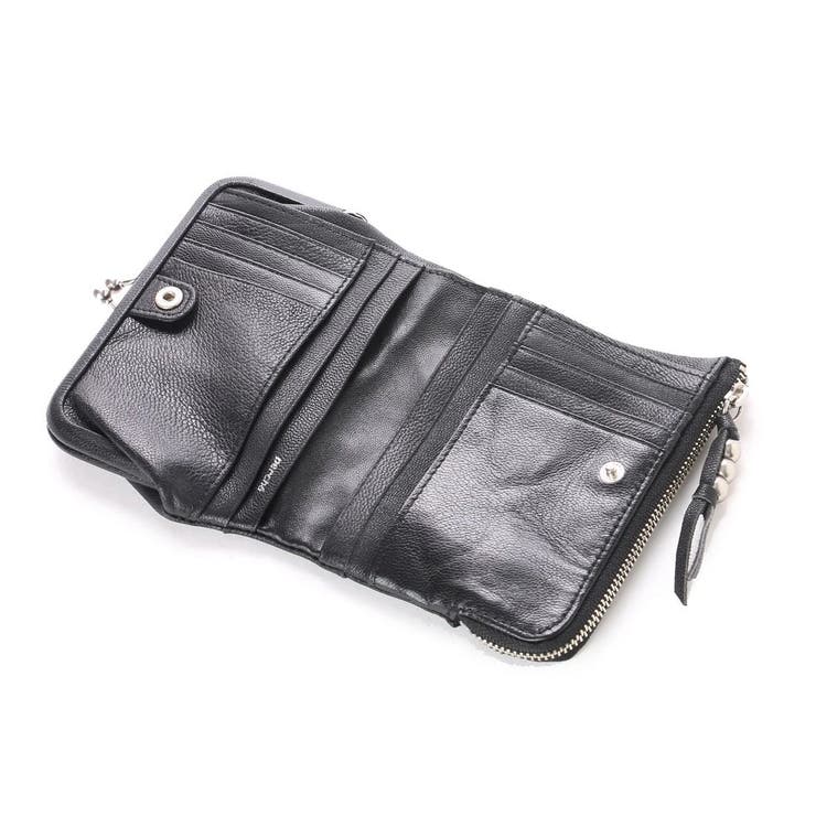 【本革 レザー】 perche ペルケ / エアリーゴート外がま口２つ折り財布 | UNBILLION | 詳細画像11 