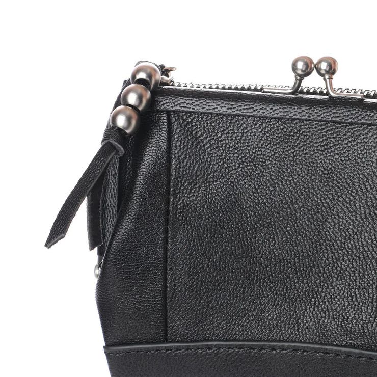 【本革 レザー】 perche ペルケ / エアリーゴート外がま口２つ折り財布 | UNBILLION | 詳細画像8 