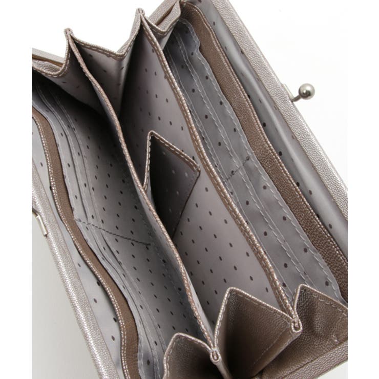 【本革 レザー】 perche ペルケ / エアリーゴートがま口長財布 | UNBILLION | 詳細画像6 