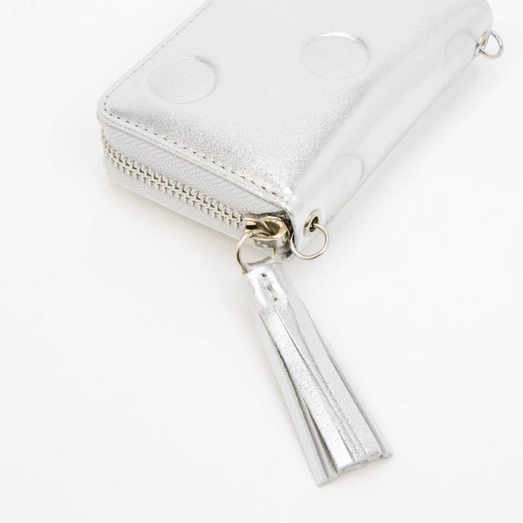 ペルケ perche / ドット型押し・ジャバラチャームウォレットショルダー | UNBILLION | 詳細画像13 