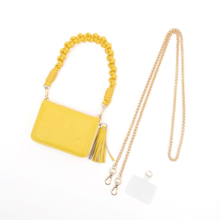 ペルケ perche / ドット型押し・ジャバラチャームウォレットショルダー | UNBILLION | 詳細画像15 