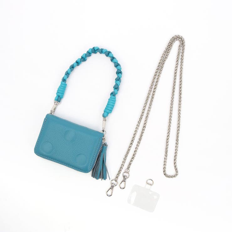 ペルケ perche / ドット型押し・ジャバラチャームウォレットショルダー | UNBILLION | 詳細画像22 