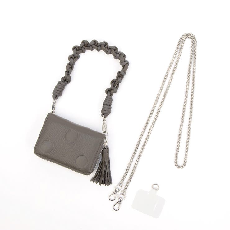 ペルケ perche / ドット型押し・ジャバラチャームウォレットショルダー | UNBILLION | 詳細画像36 