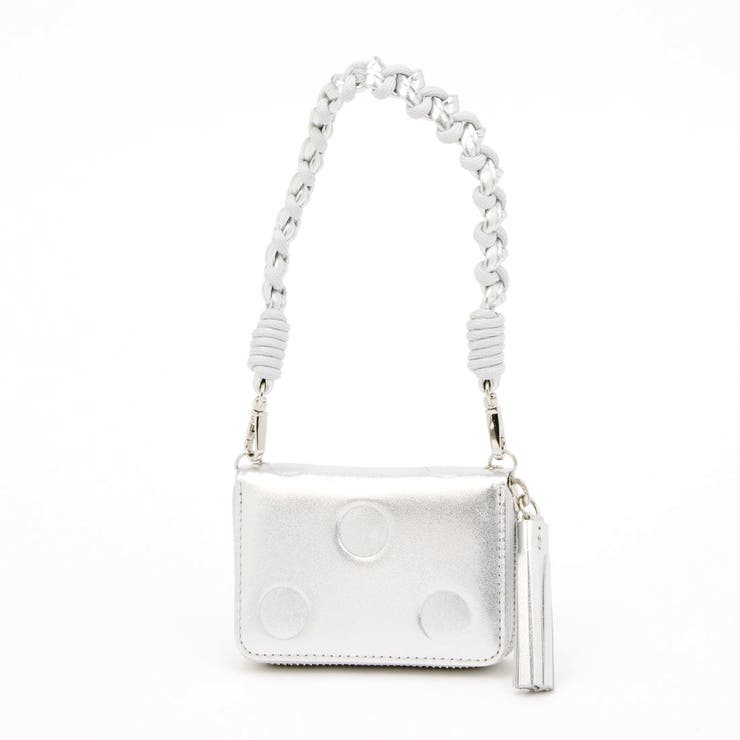 ペルケ perche / ドット型押し・ジャバラチャームウォレットショルダー | UNBILLION | 詳細画像9 