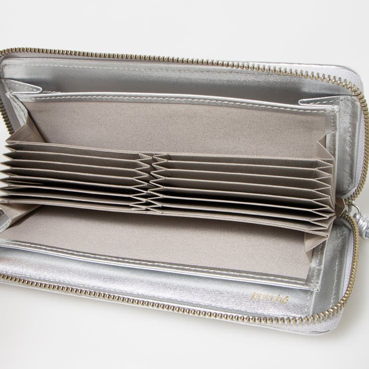 ペルケ perche / レザーメッシュ・ジャバラカード長財布 | UNBILLION | 詳細画像8 