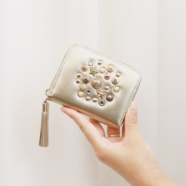 LGD | ペルケ perche / マルチスタッズ・ジャバラカードウォレット | UNBILLION