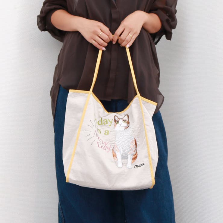 カシュカシュ cachecache / うちの子刺繍トートバッグ | UNBILLION | 詳細画像14 