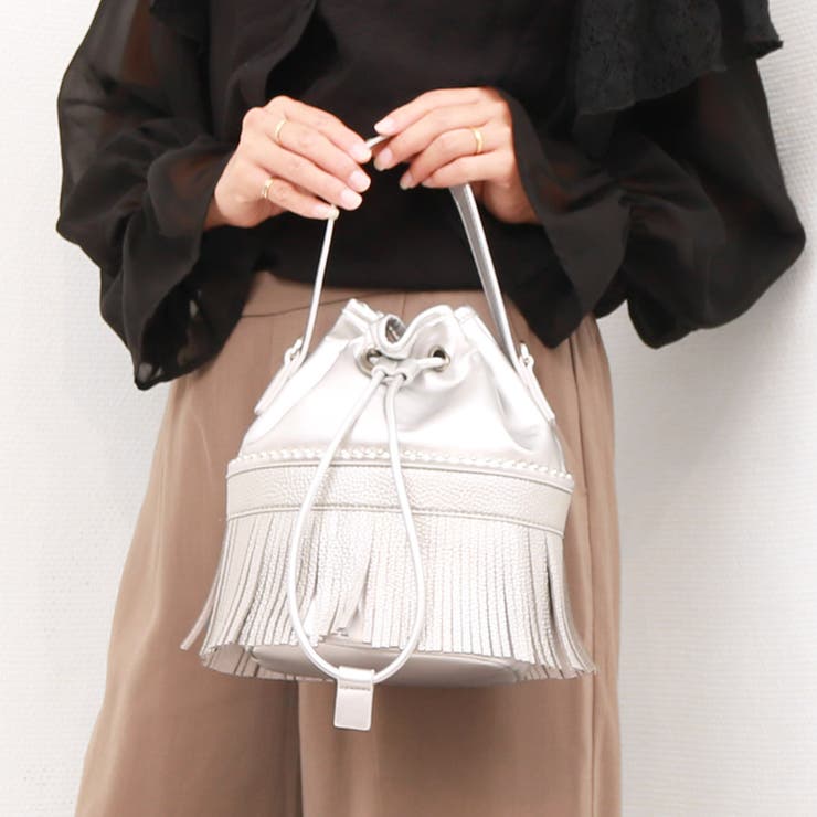 カシュカシュ  / ボールチェーンポイントタッセルドロストショルダー | UNBILLION | 詳細画像1 