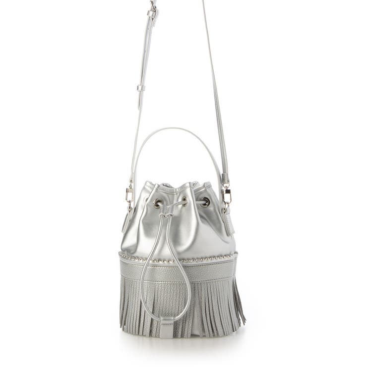 シルバー | カシュカシュ  / ボールチェーンポイントタッセルドロストショルダー | UNBILLION