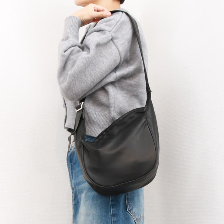 カシュカシュ cachecache / レザータッチソフトショルダーバッグ | UNBILLION | 詳細画像2 