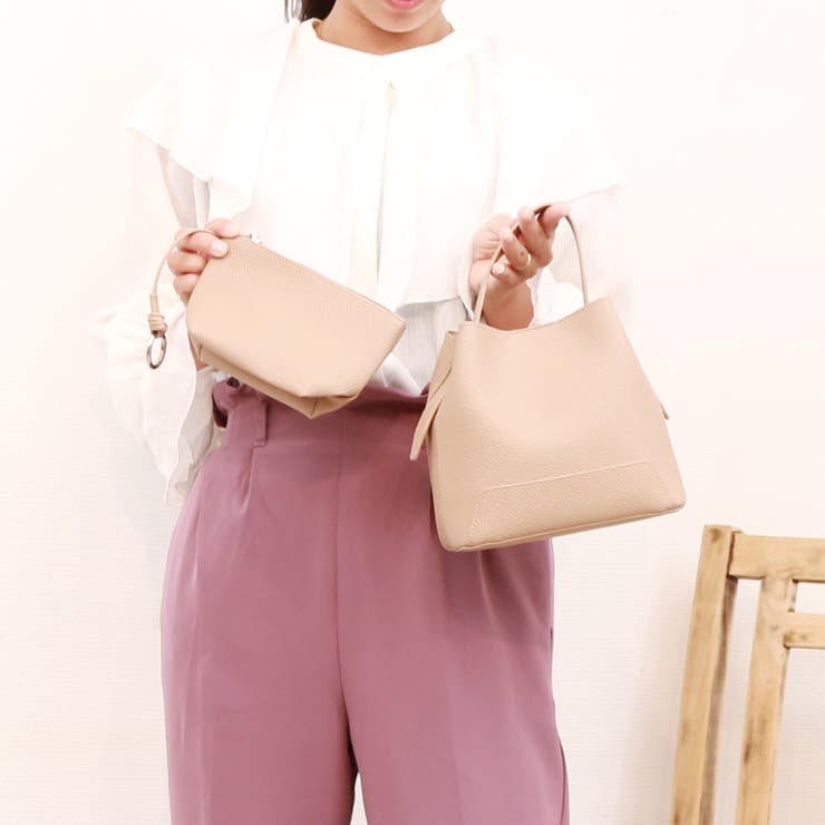 カシュカシュ cachecache / シボ合皮ミニバゲットバッグ | UNBILLION | 詳細画像2 