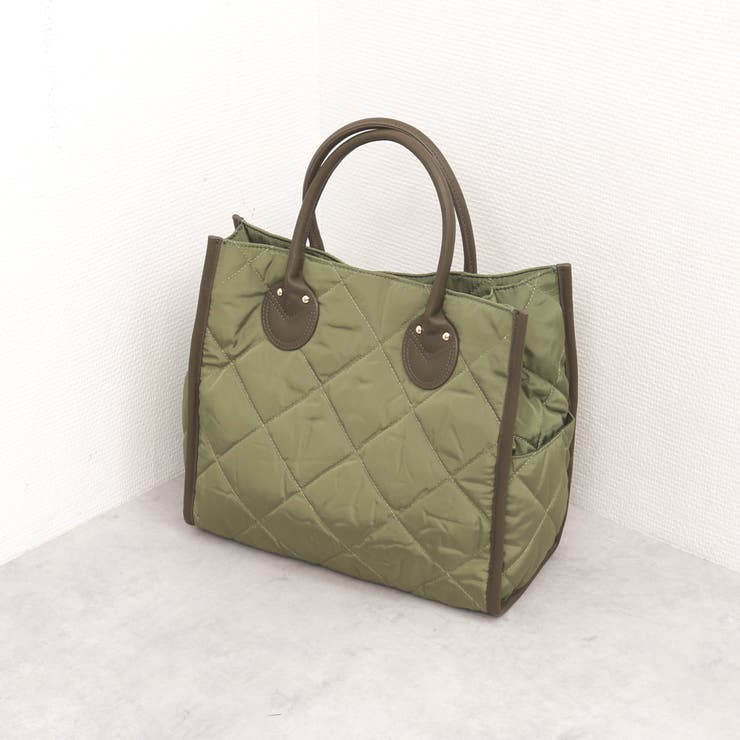 カシュカシュ cachecache / キルティングスクエアトートバッグM | UNBILLION | 詳細画像1 