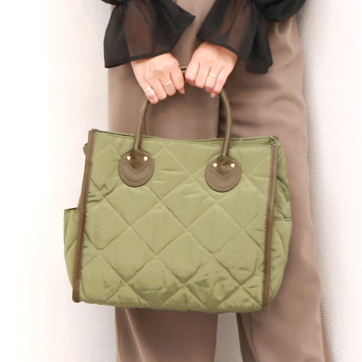 カシュカシュ cachecache / キルティングスクエアトートバッグM | UNBILLION | 詳細画像2 