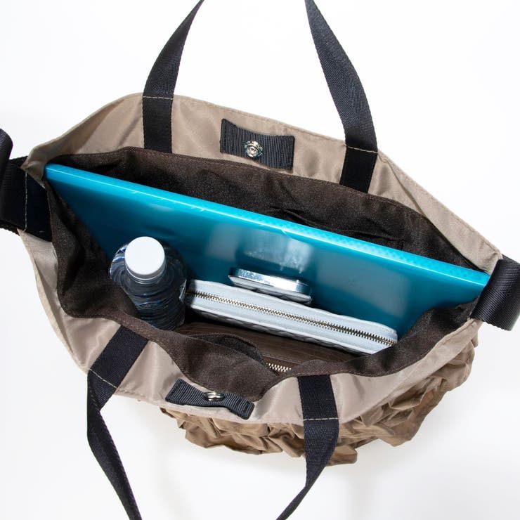 カシュカシュ cachecache / ナイロンフリル2wayトートバッグ | UNBILLION | 詳細画像12 