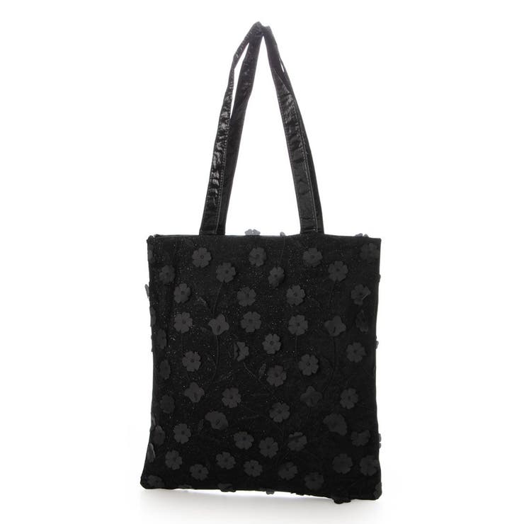 カシュカシュ cachechche / チュールフラワーシンプルトート | UNBILLION | 詳細画像1 