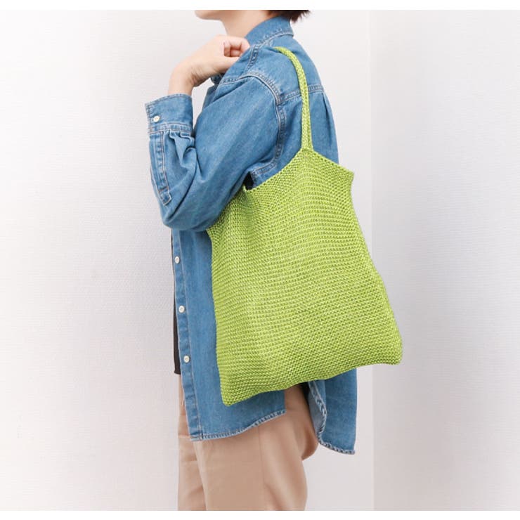 カシュカシュ cachecache / ラメ糸編みトートバッグ | UNBILLION | 詳細画像12 