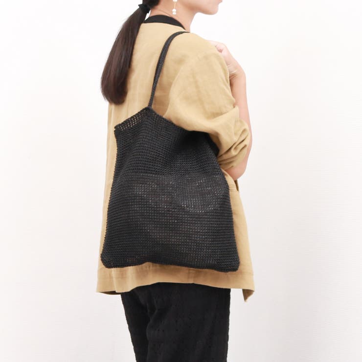 カシュカシュ cachecache / ラメ糸編みトートバッグ | UNBILLION | 詳細画像16 