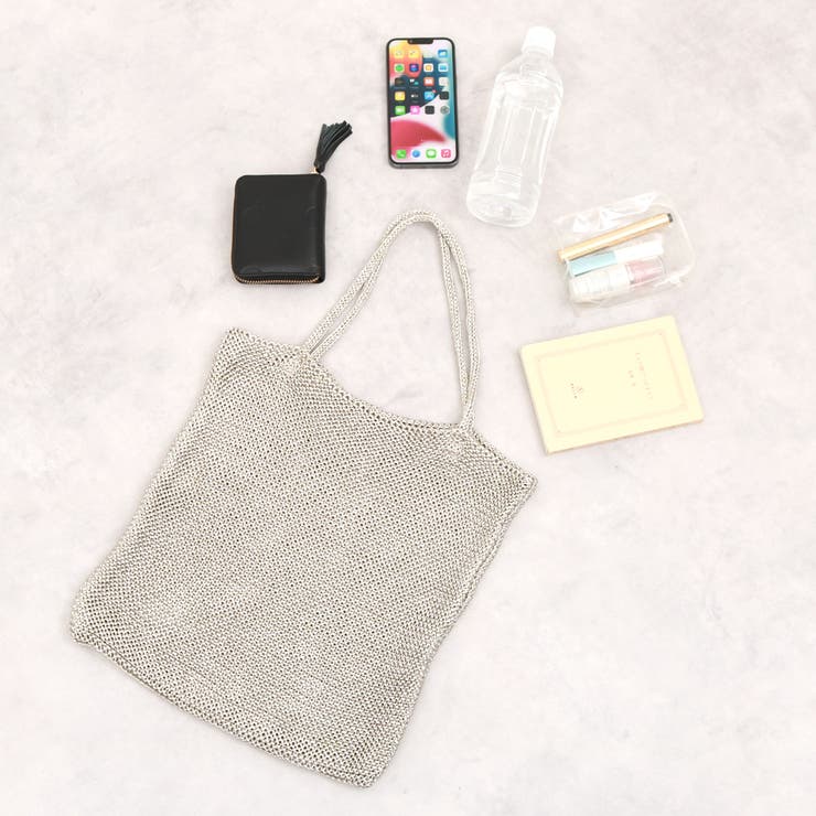 カシュカシュ cachecache / ラメ糸編みトートバッグ | UNBILLION | 詳細画像19 