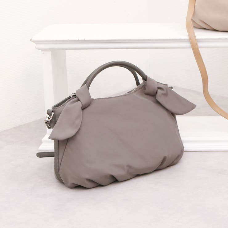 カシュカシュ / 下がりリボンナイロン2wayミニトートバッグ | UNBILLION | 詳細画像11 