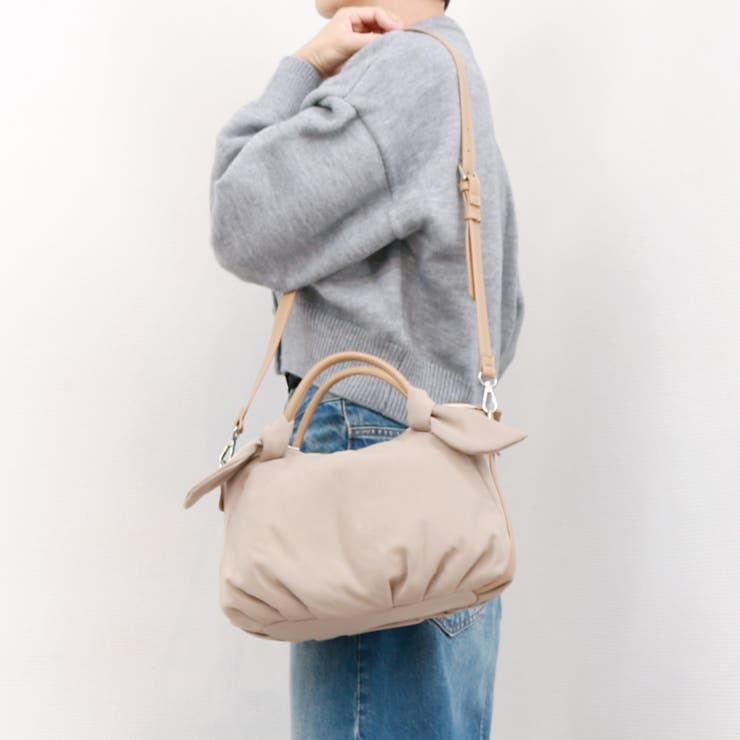 カシュカシュ / 下がりリボンナイロン2wayミニトートバッグ | UNBILLION | 詳細画像4 