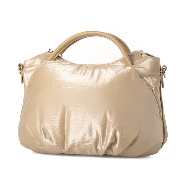 ベージュ | カシュカシュ cachechche / ソフトメタリック2wayミニトート | UNBILLION