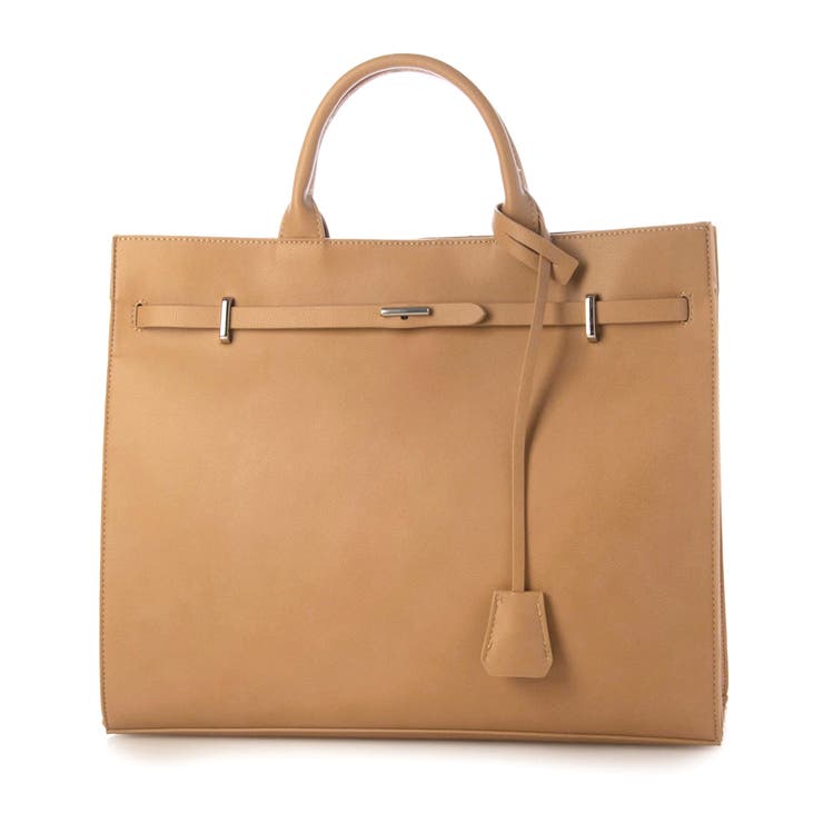 ベージュ | カシュカシュ cachecache / 棒ヒネリベルト2wayA4トートバッグ | UNBILLION